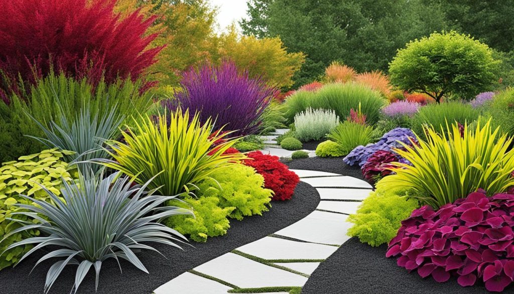 Color-blocking in the garden