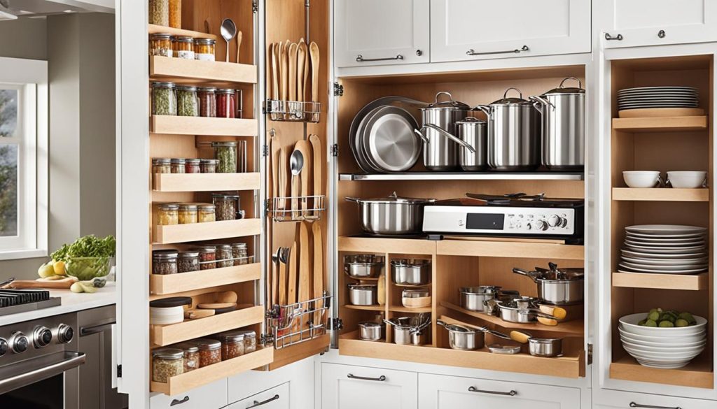 Custom kitchen storage solutions