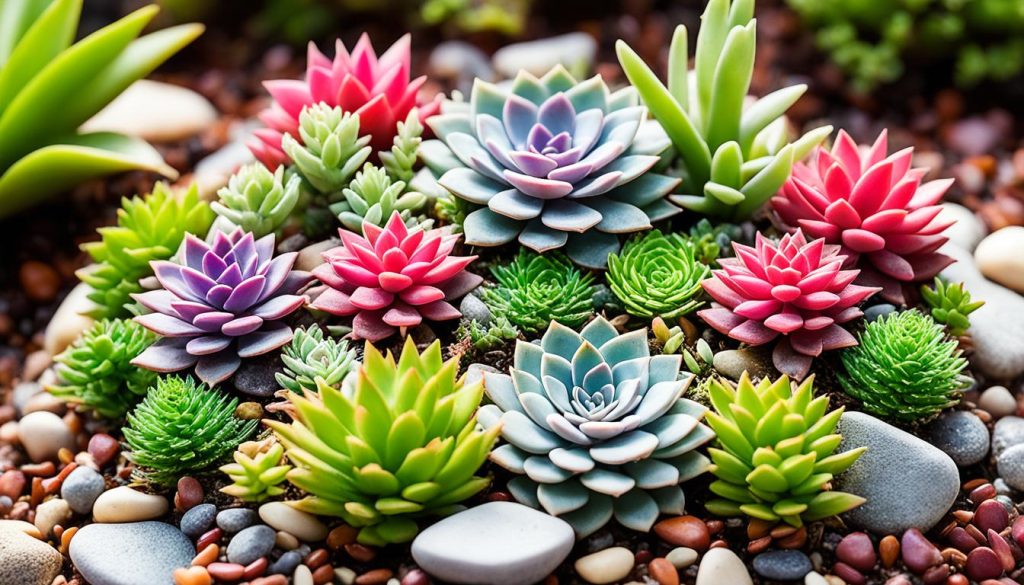 Miniature plants for fairy gardens