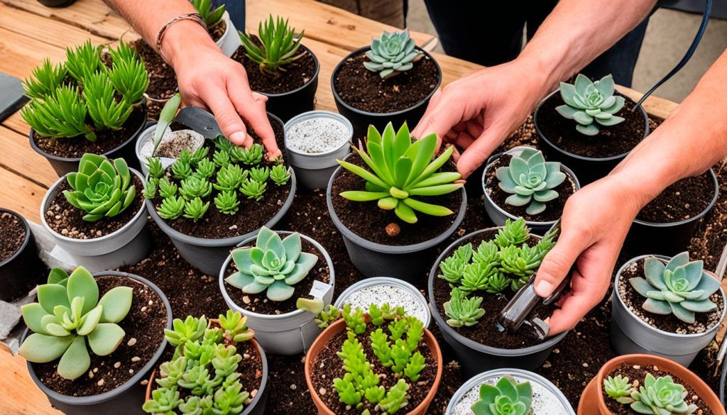 Propagating Succulents