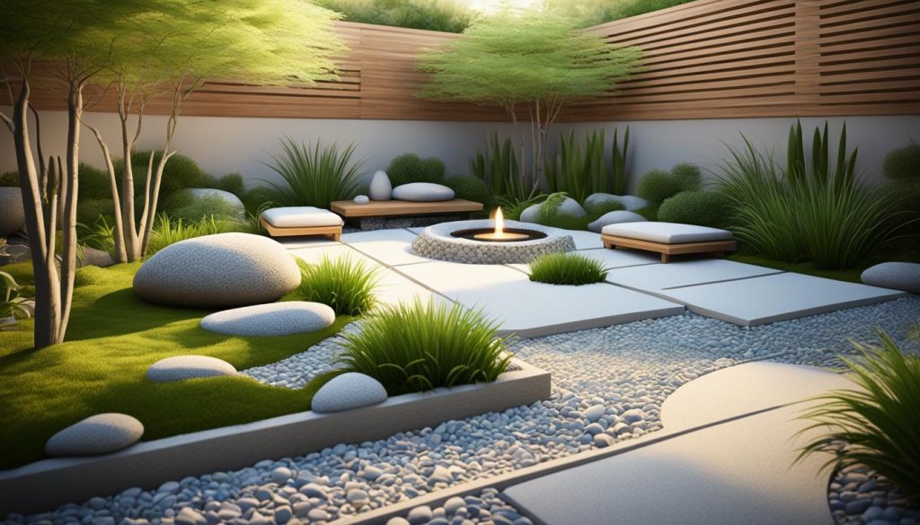 Zen garden design