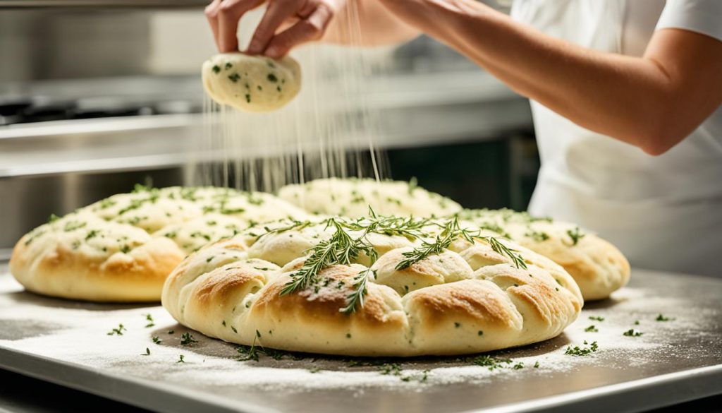 baking bread, herb garden, homemade bread