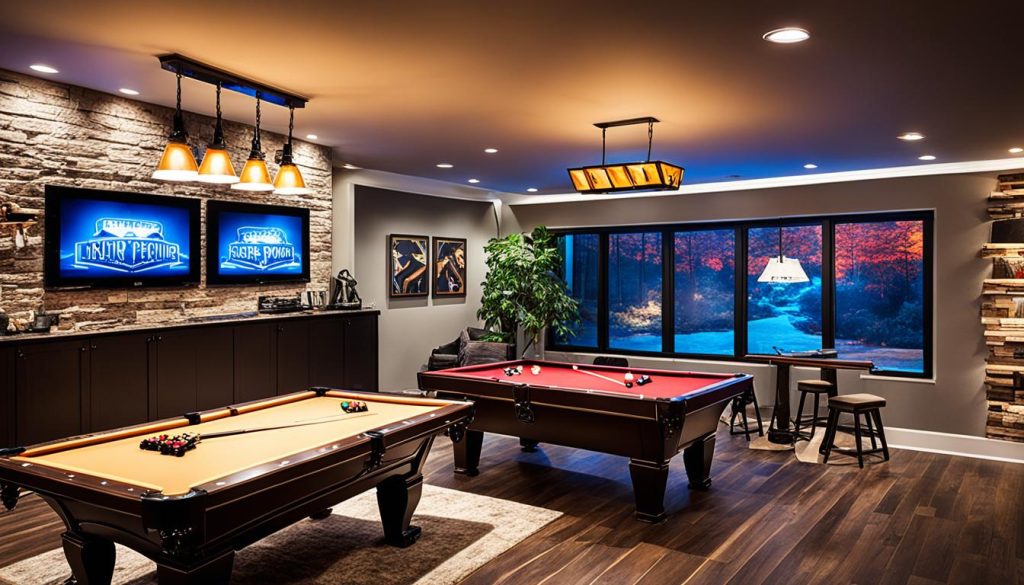 game room lighting ideas