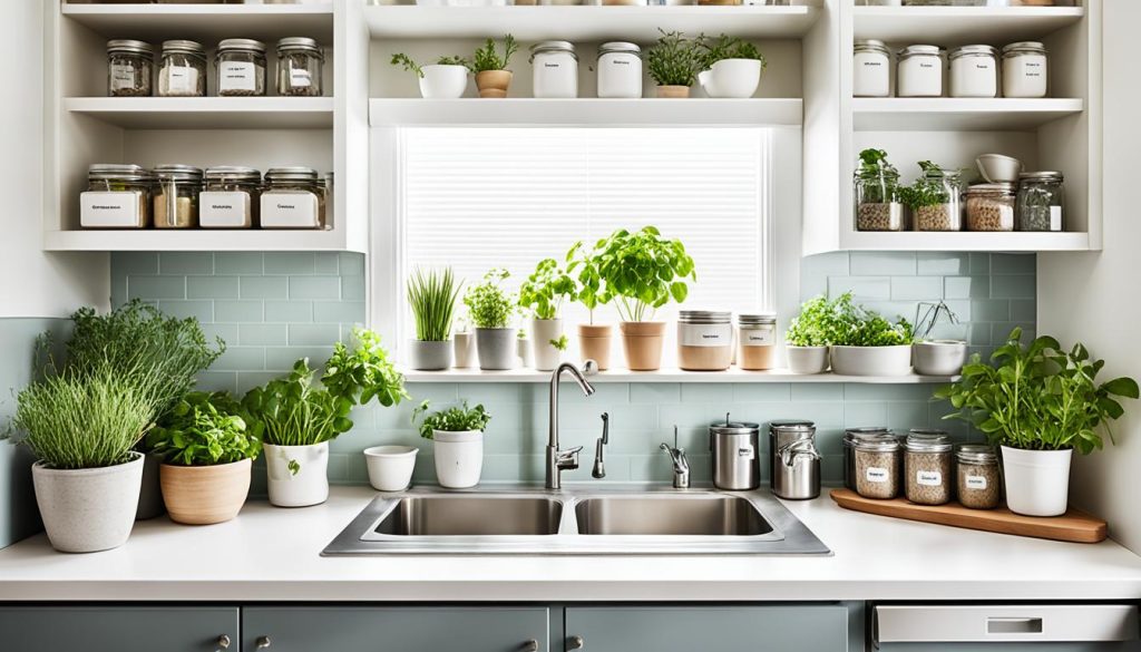 kitchen decluttering