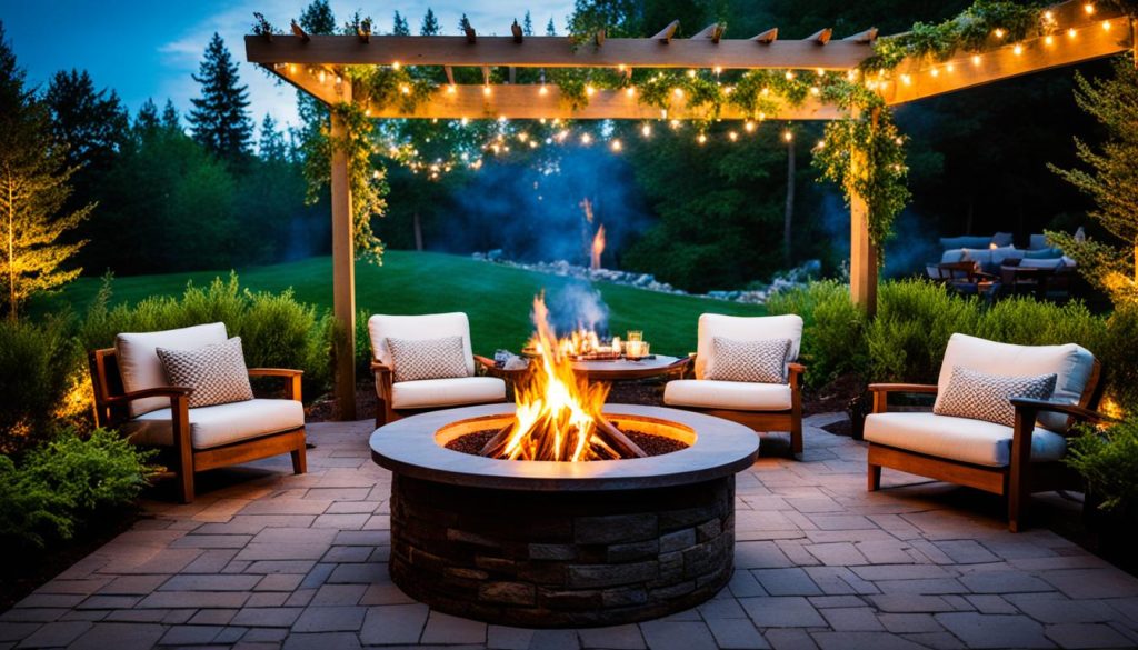 outdoor fire pit