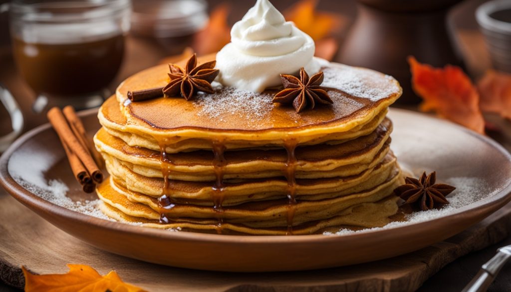 pumpkin spice pancakes