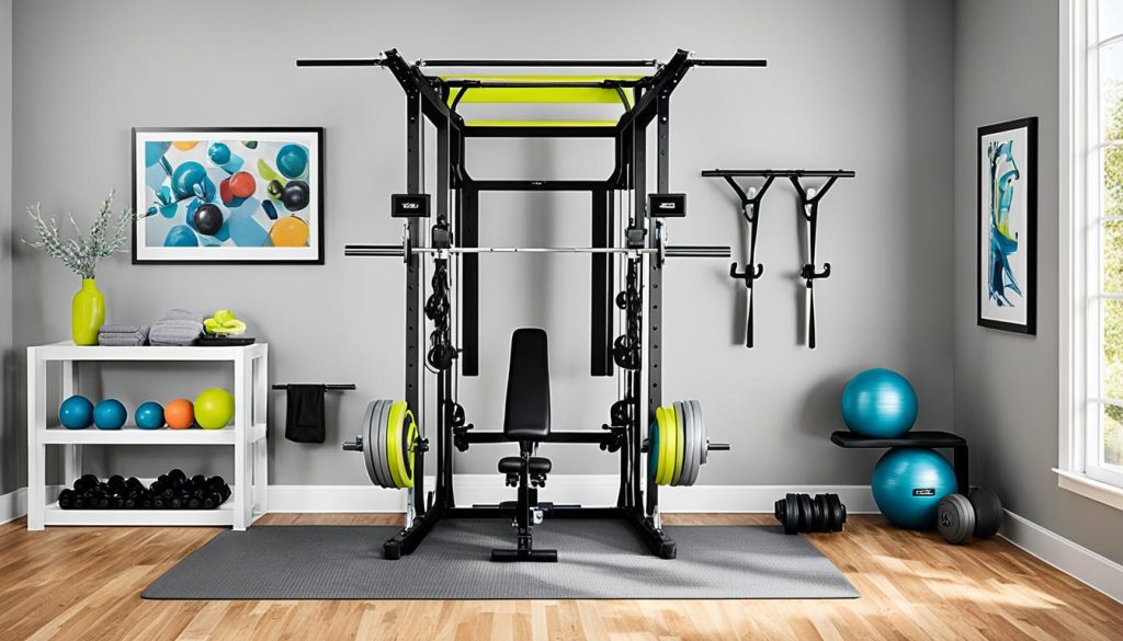 space-efficient home gym