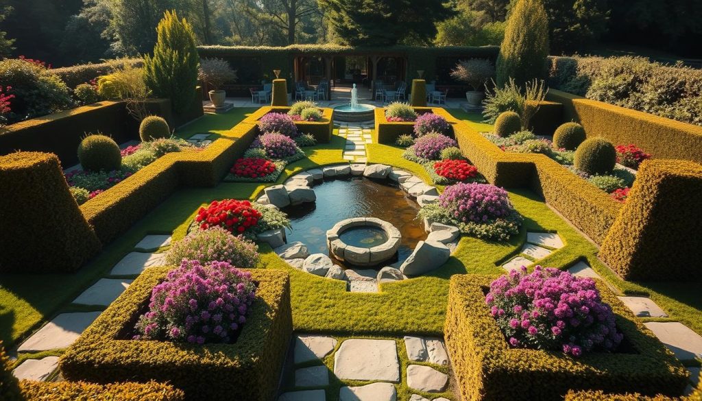 Symmetry and Asymmetry in Landscape Design