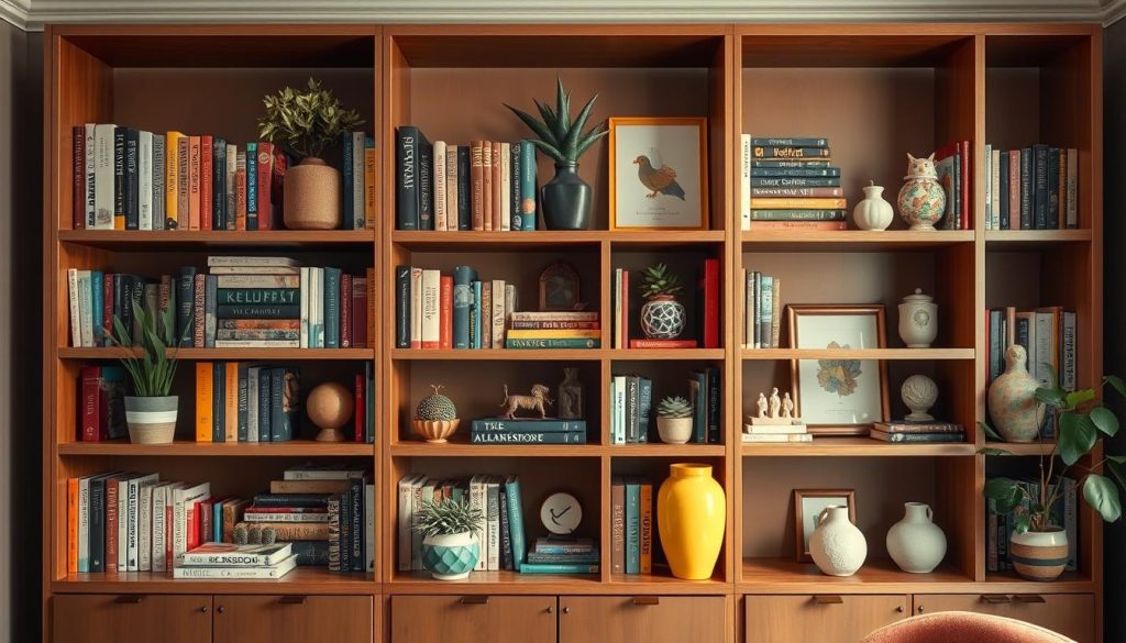 bookshelf styling