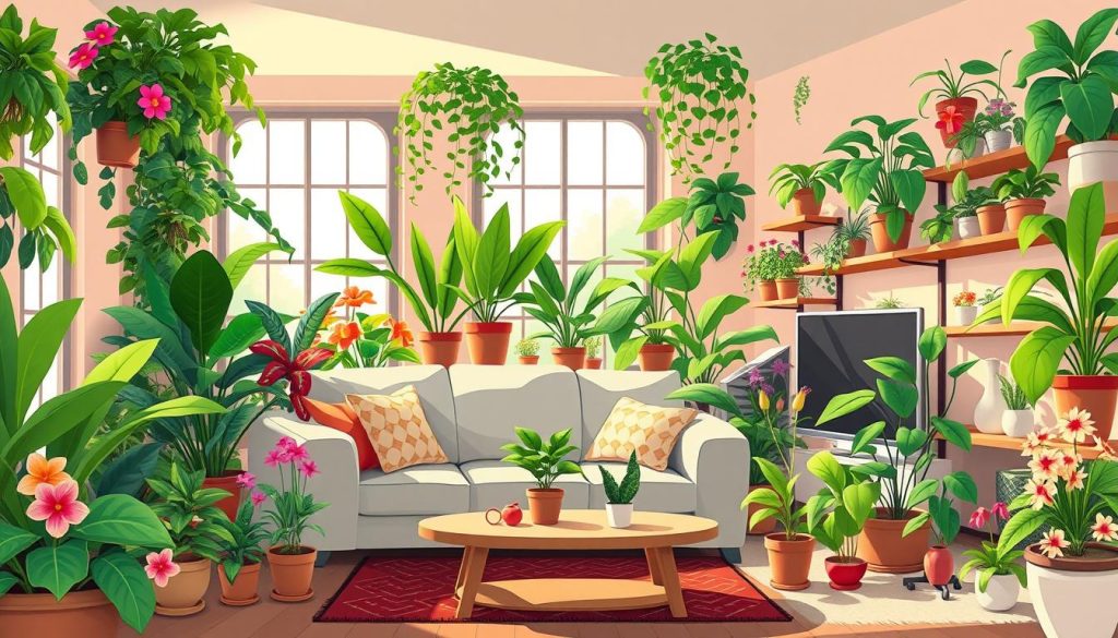 indoor plant selection