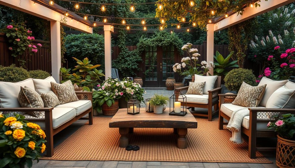 outdoor living space