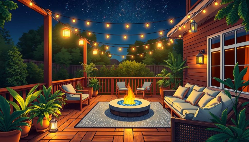 outdoor space lighting design