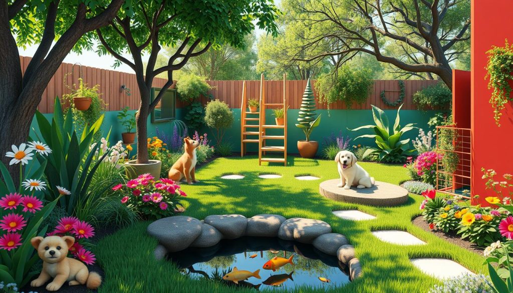 pet-friendly garden