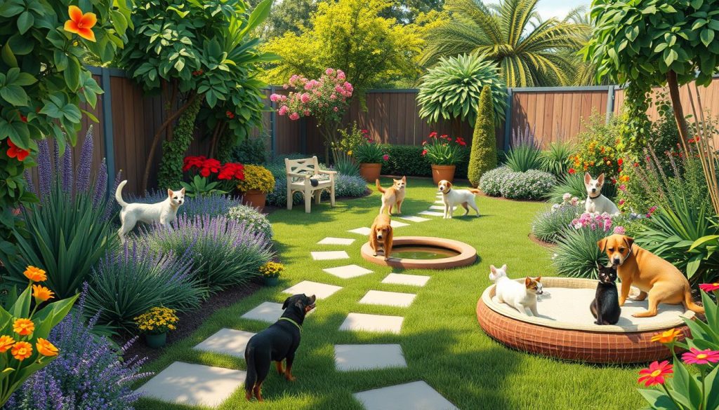 pet-friendly garden