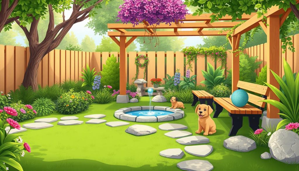 pet-friendly hardscaping