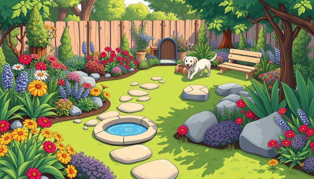 sensory garden for pets