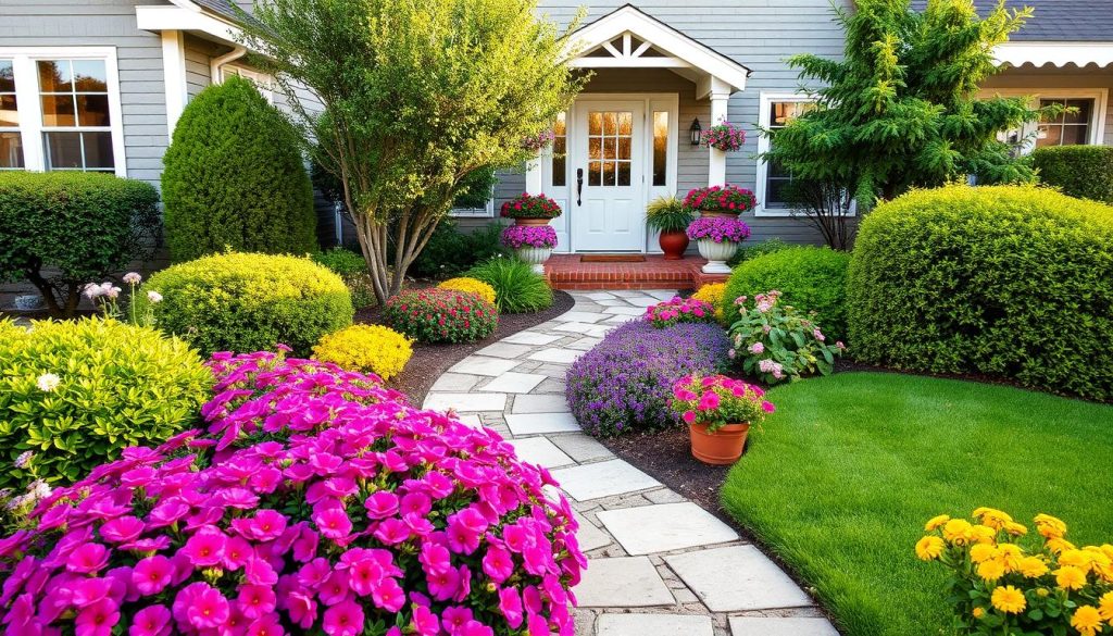 Curb appeal landscaping