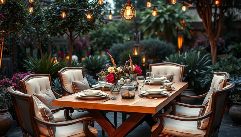 Outdoor dining furniture