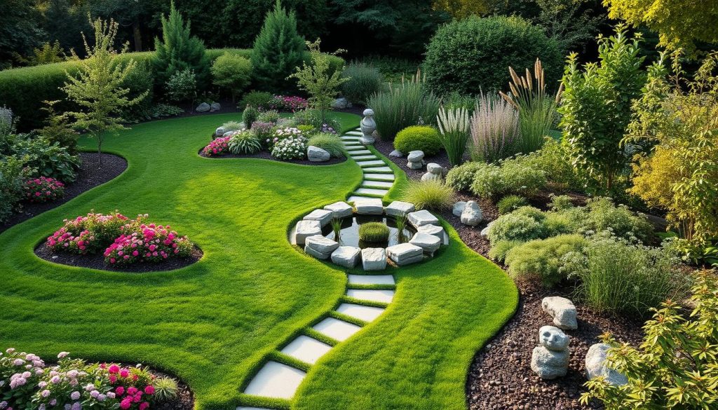 Symmetry and Asymmetry in Landscape Design