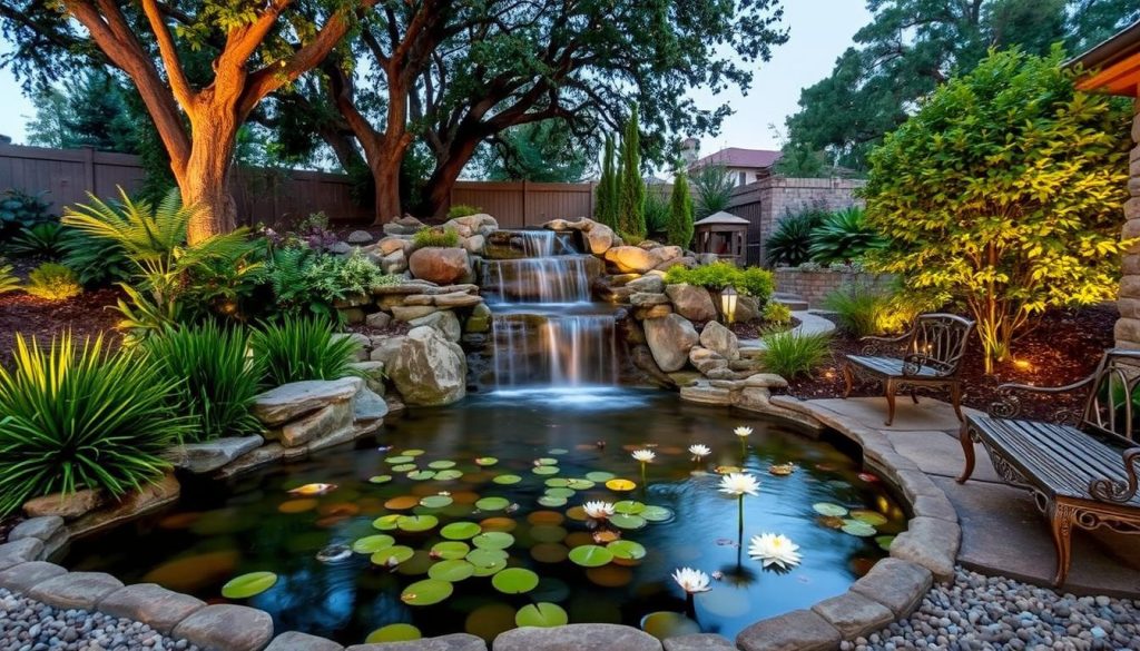 backyard water features