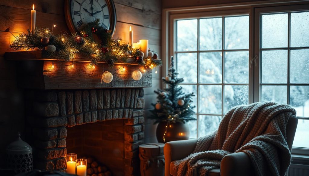 cozy winter lighting