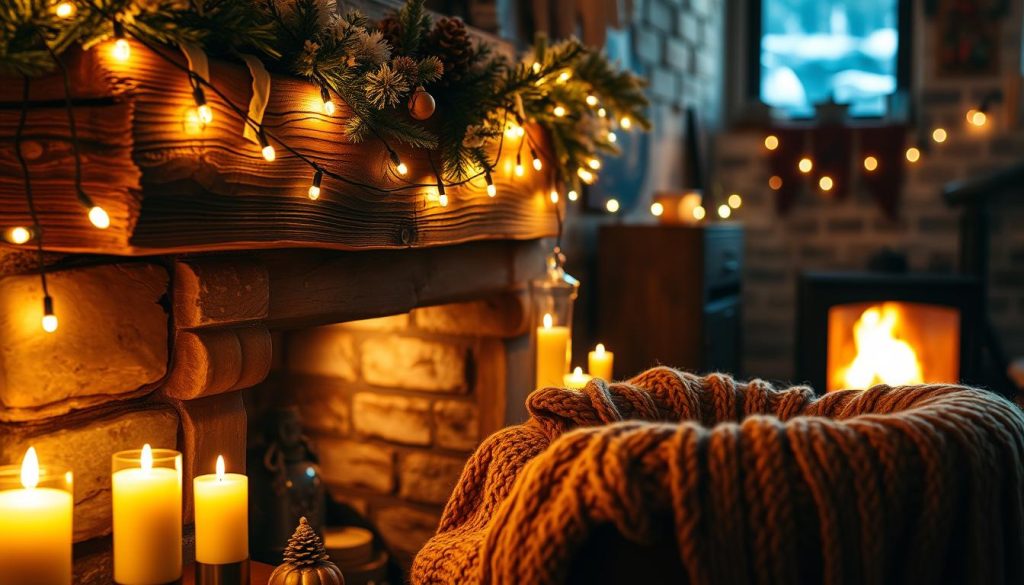 cozy winter lighting