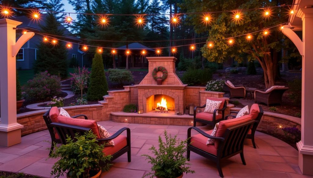 outdoor fireplace ideas