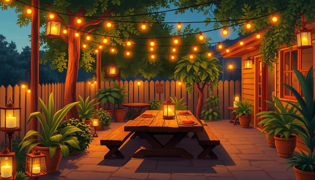 outdoor lighting for ambiance