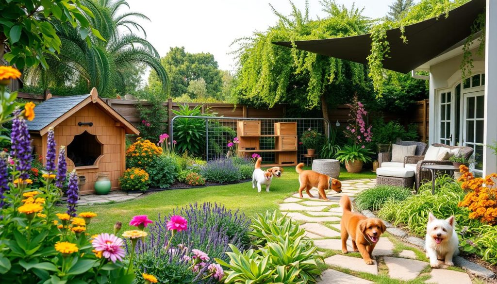 pet-friendly garden