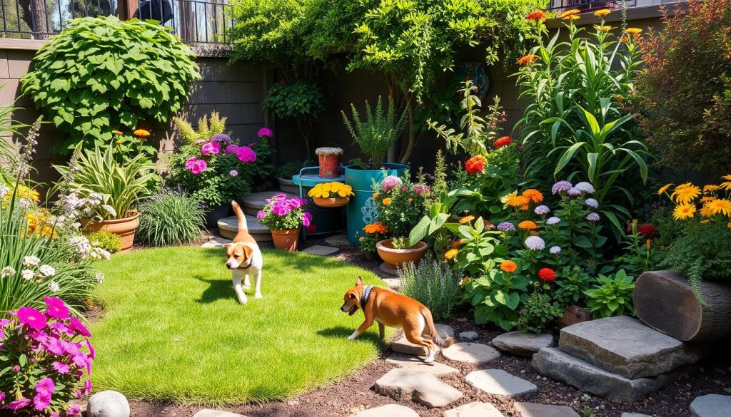 pet-friendly garden