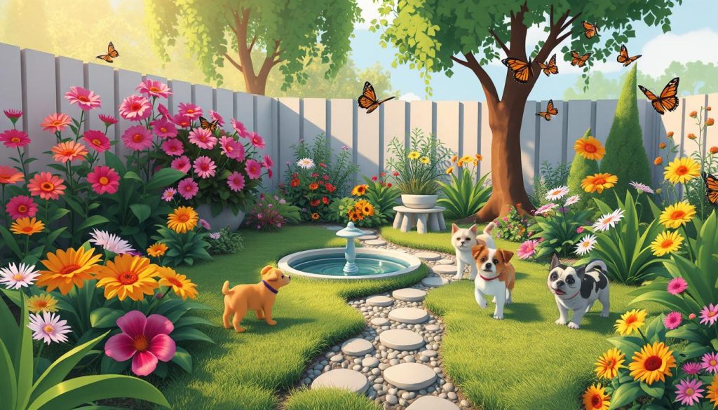 pet-friendly garden