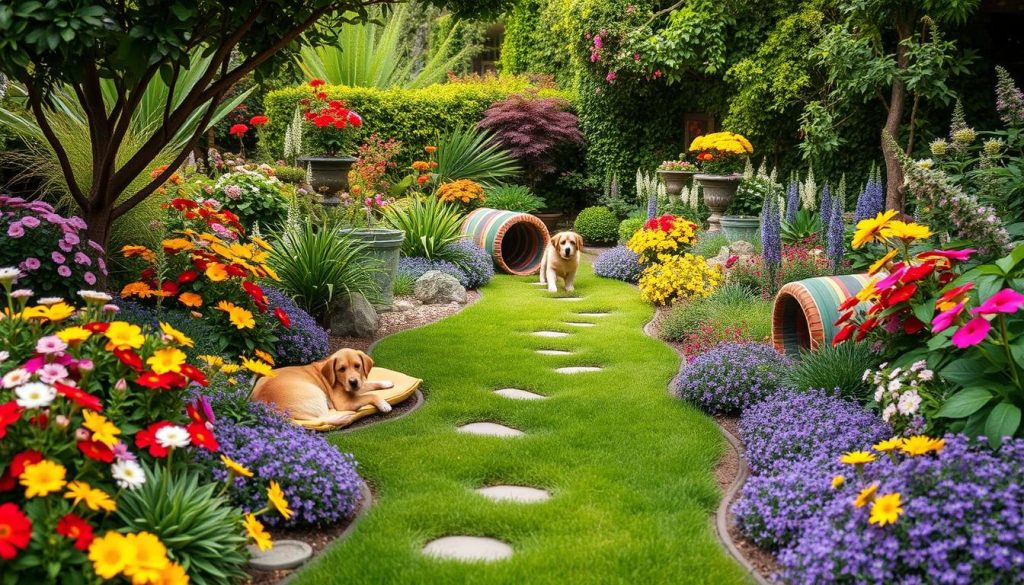 pet-friendly garden