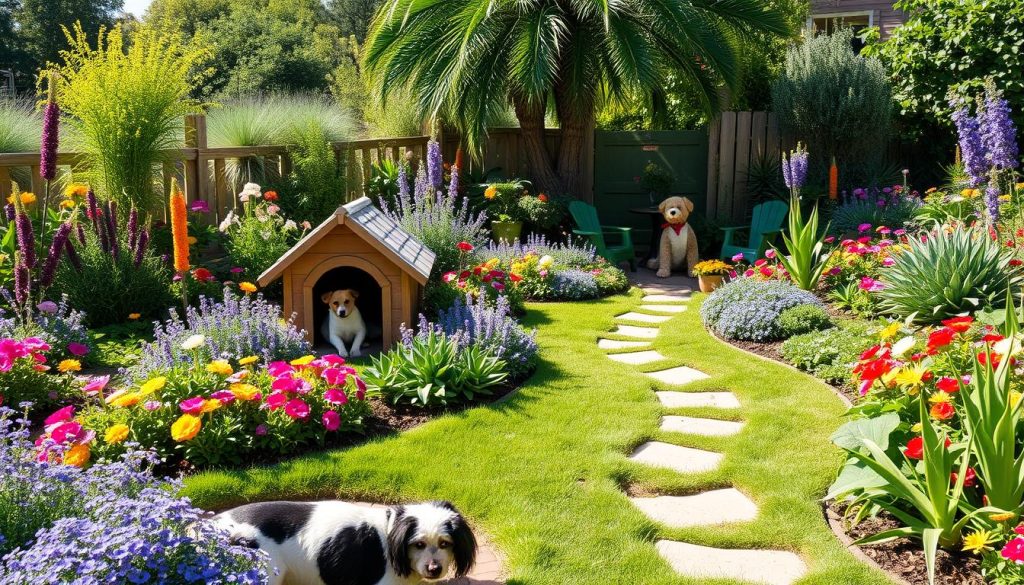 pet-friendly garden