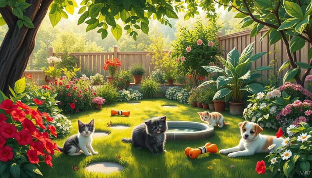 pet-friendly garden