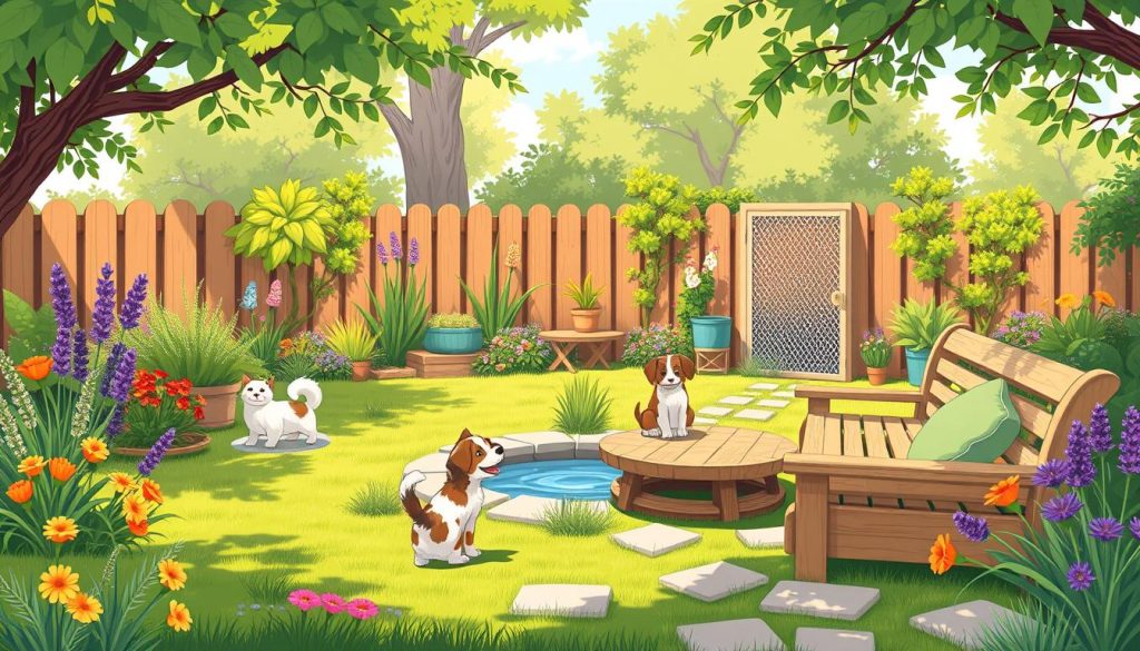 pet-friendly garden