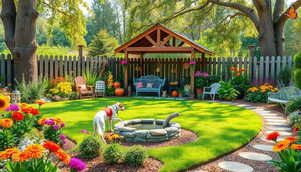 pet-friendly garden