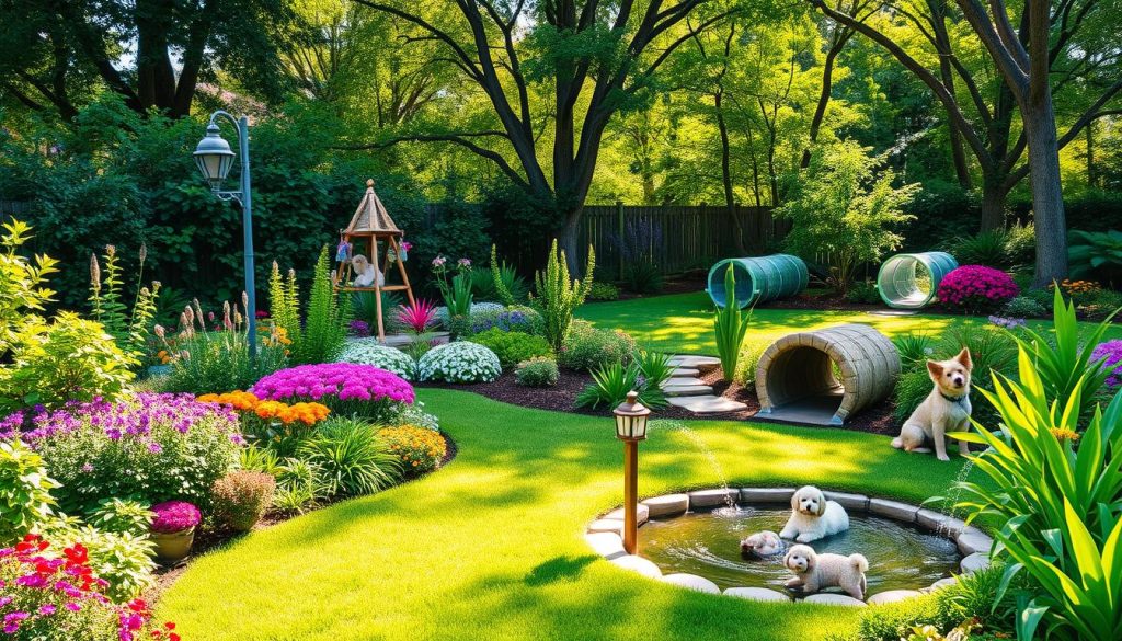 pet-friendly garden