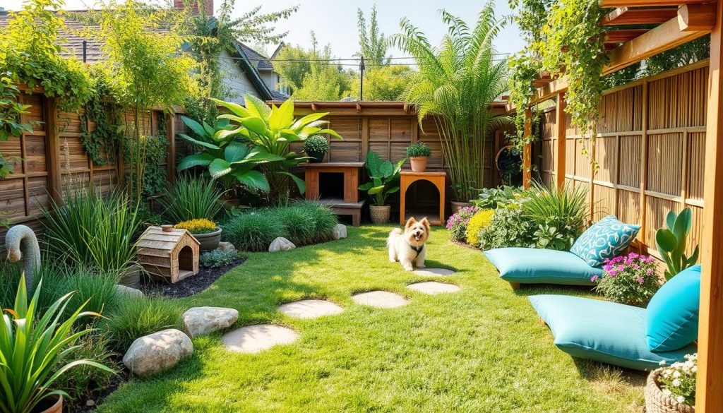 pet-friendly garden materials