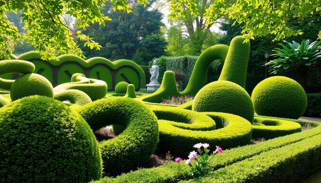 sculptured hedges