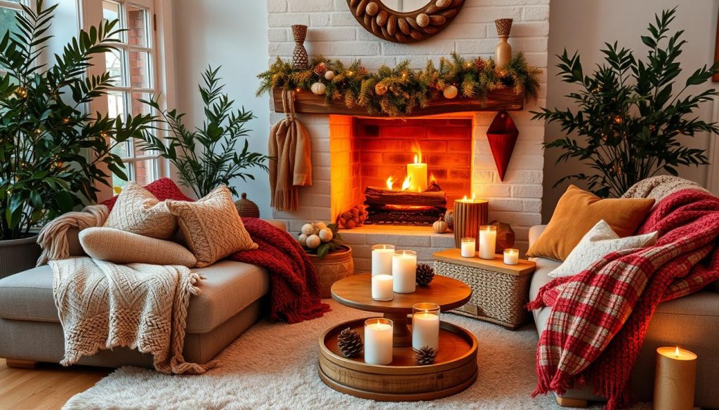 seasonal decor layering