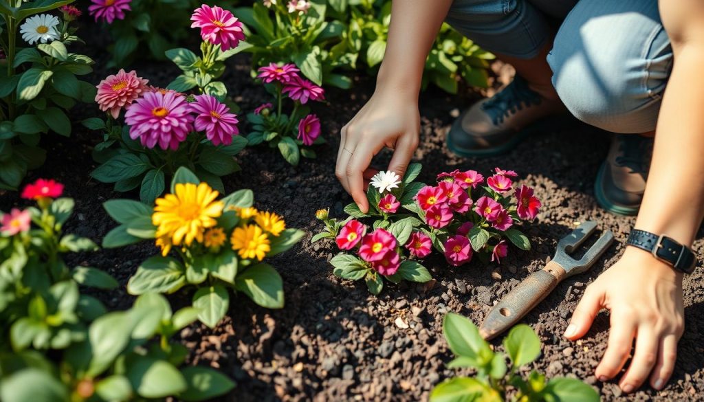 transplanting perennials